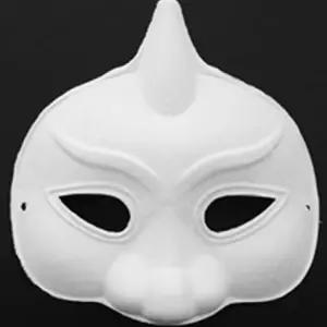 뿔도깨비탈 반가면 5개 종이탈 종이가면 색칠 꾸미기