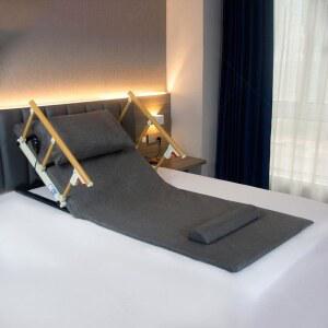 전동 모션베드 매트리스 의자 승강 회색 75 폭 등받이 기립기