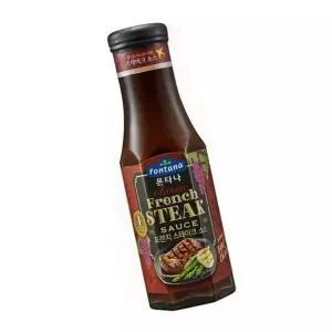 폰타나 프렌치 스테이크 소스 고기 구이 양념 캠핑 바베큐 홈파티 265g 3개