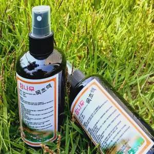 정제목초액원액 250mL 2병 목초액 참숯목초액 참나무목초액 진천참숯 전통방