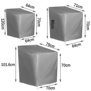 호환 방수 야외 파티오 정원 가구 커버  비 눈 소파 테이블 의자 방진