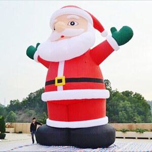 싼타 클로스 에어벌룬 풍선 대형 인형 팬라이트