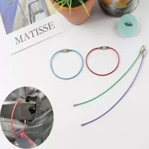 패션소품 키홀더 메탈 와이어링 키링 분실방지 열쇠고리 키체인 소형 1P