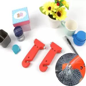 안전용품 비상구난용품 차량용 비상탈출 해머 유리파손 망치 안전벨트 커터 1P