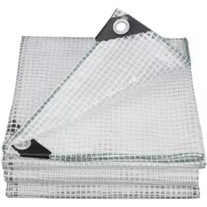 PVC 방수 천막 4m 그늘막 창고 야외 메쉬 레인가드