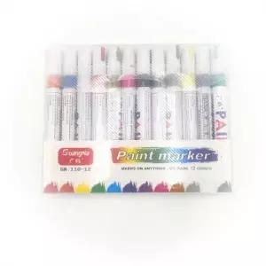 12색 페인트마카 자동차 수선 방수마카 페인트마커 페인트마카펜 마킹펜 유성