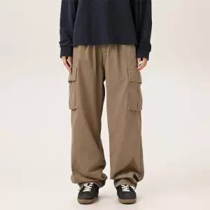 EAMT 팬츠 바지 남친 가을 빈티지 커플룩 배기 멀티포켓 카고 편안한 YJ3
