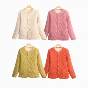 [신속배송] 인기템 엄마 아줌마 할머니 양털 빵빵 누빔 자켓 3컬러