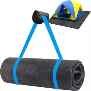 홀리마지 캠핑 텐트 카펫 매트 6.5x5피트 방수 러그 라이너 - 바닥 건조 담요를 보관할 수 있는 휴대용