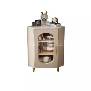 모서리 선반 코너 책장 장식장 가구 부착식 무타공 주방 강화유리 공간활용