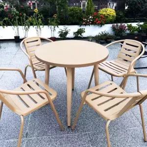 야외 테이블 세트 철제 정원 발코니 옥상 야외테이블 의자