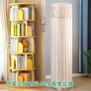 원형회전책장 회전책꽂이 서재인테리어 원목 만화책장 4단부터 6단까지