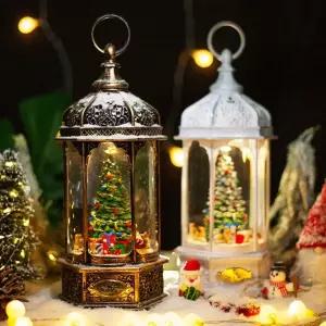 크리스마스 오르골 스노우볼 선물 촛불 랜턴형 성탄절 블루투스