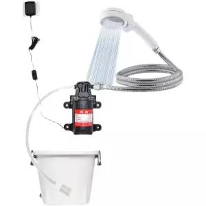 간이 샤워기 세차 캠핑 휴대용 가정용 물통 샤워백 실리콘 샤워헤드 차박