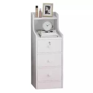 모던 폭좁은 거실 수납장 틈새 틈새장 침대 안방