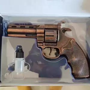 앤틱 장난감총 리볼버 골드 화약총 소품 조립총 공 가장 무기 서양 할로윈 엔틱 복고풍