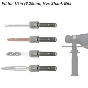 해머 충격용 편리한 SDS 소켓 어댑터 1/4 인치 육각 생크 스크루 드라이버 거치대 드릴 비트개 2 3 5