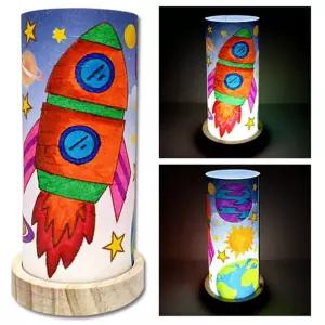 우주 로켓 원목 조명등 만들기