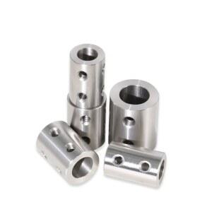 D16/D18L22 4mm/5mm/6mm/7mm/8mm/9mm/10mm/12mm 스테인레스 스틸 커플 링 이중 구멍 리지드 커플 링 커넥터 전송 어댑터