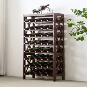 와인 진열대 원목 8단 선반 양주 위스키 바 수납장 장식장 홈바