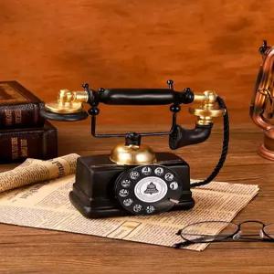 빈티지 전화기 옛날 공중전화기 서양식 클래식 소품 카페 인테리어 레트로