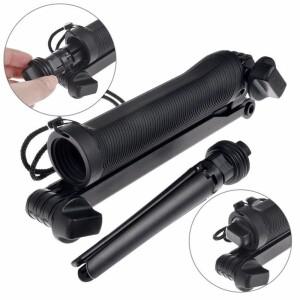 QQT 고프로 액세서리 불침투성 모노피이드 셀카봉 히어로 11 9 세션원 SJ4000 XiaoYi 4 K 삼각대 3 방향