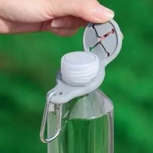 등산용품 골프 생수병 스트랩 타월 걸이 백팩 휴대용 물통 홀더 실리콘 고리