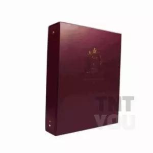 티앤 링접착앨범 흑지 자주 가족사진앨범 접착식