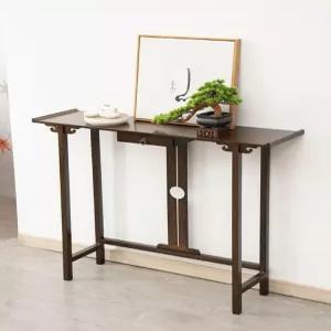 미니 장식장 엔틱 좁은형 협탁 현관 서랍장 거실 반달