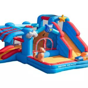 실내외 에어매트 놀이터 미끄럼틀 점프 놀이 공기매트 72010 아이스크림 스테이션 판매