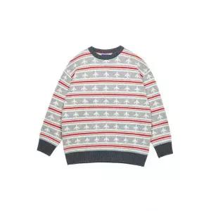 [팬암] 램스울 쟈가드 스웨터 니트 멜란지그레이 PODCKS38010MY