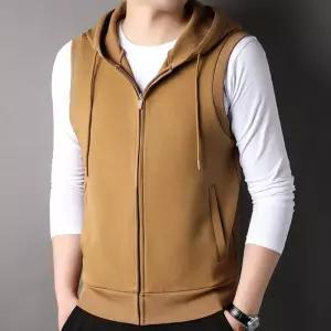 남친 데일리룩 후드 집 민소매 조끼 봄가을 자켓 업 오픈 카디건 스포츠 인기3