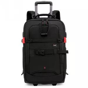 바퀴달린 카메라 가방 스몰 케이스 여행 DSLR 백팩