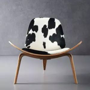 윙체어 의자 쿠션 가죽 호텔 라운지 카페 우드블랙 거실