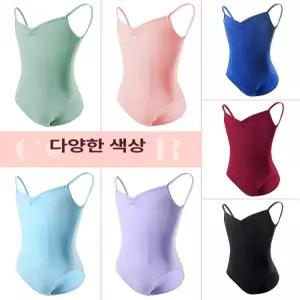 데이하우스 레오타드 발레복 취미 무용복 끈나시 체조