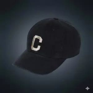 커버낫 C 로고 옥스포드 워싱 6패널 캡 블랙 CO2507CA04BK 국내매장판 1647008