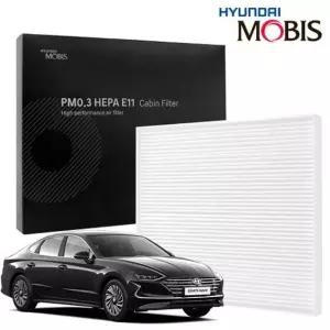 현대모비스 소나타 DN8 HEV 에어컨필터 PM0.3 E11