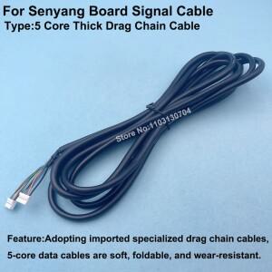 잉크젯 프린터 Senyang 보드 긴 신호 케이블 Epson XP600 DX5 DX7 i3200 프린트 헤드 솔벤트 플로터 5 코어