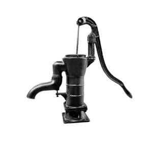 물 펌프 작두펌프 인테리어 수동 시골 옛날 블랙 우물