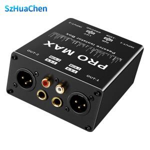 2채널 XLR 오디오 절연기 노이즈 감소 필터 전류 제거 6.5 믹서 듀얼