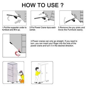 가구 이동 운송 롤러세트 헤비 듀티 리프팅 물건 슬라이더 장치