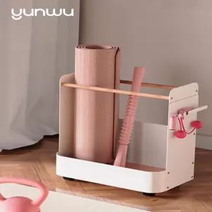 폼롤러 정리함 필라테스 랙 요가매트 벽걸이 보관함