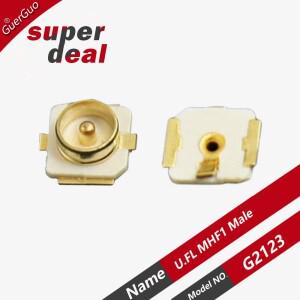 MHF4 수 플러그 안테나 베이스 U.FL SMT PCB RF 동축 와이파이 커넥터 보드 4 세대 10개