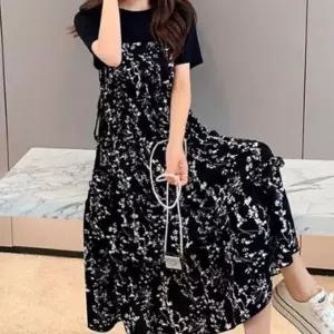 바캉스 휴양지룩 화사하고 세련된 꽃무늬 썸머 원피스