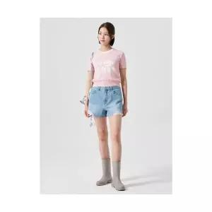 에잇세컨즈 8SECONDS 데미지 데님 쇼츠 스카이 블루 324725QP4Q 1643532