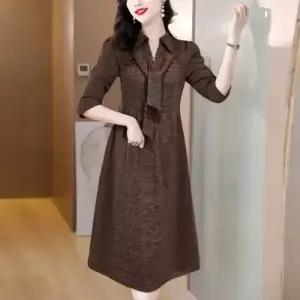 원피스 여친 가을 페이크 투피스 CH3