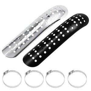 머플러 방열 가드 배기통 실드 오토바이 커버 업소버 보호대