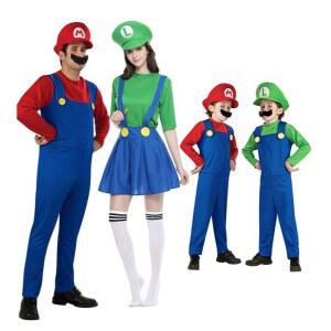 튬 루이지 남녀 할로윈 의상 XS 성인L