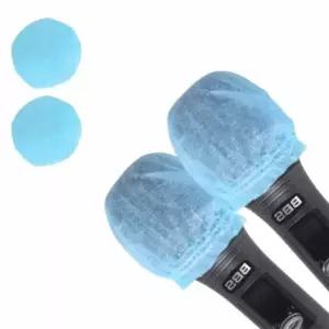 [셀러에이드]일회용 부직포 마이크 커버 2P 1set 블루