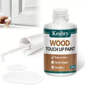 우드 터치업 페인트 30ml 화이트 펜으로 목재 마감 가구 캐비닛 문 테이블 드레서의 스크래치 칩 및 얼룩을